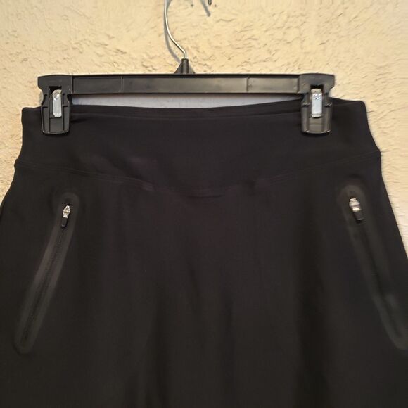 Nike DriFit Black Tour Performance Golf Skort Mini Skirt Pockets Womens Small - Picture 2 of 7